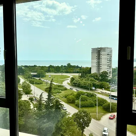 Апартаменты New In Breeze With Panoramic Sea View And Parking *